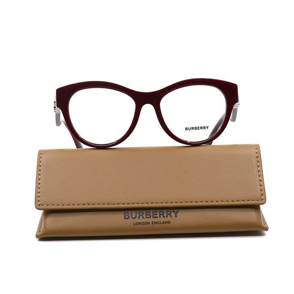 BURBERRY BE2404F 4119 BURGUNDY AUTHENTIC EYEGLASSES FRAME - Picture 5 of 12
